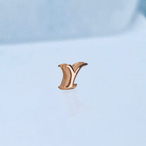 Verwisselbare los hanger Dames Sieraden Letter Y