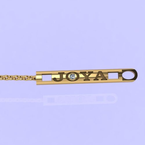 JOYaStaafje Gouden Collier met Diamanten